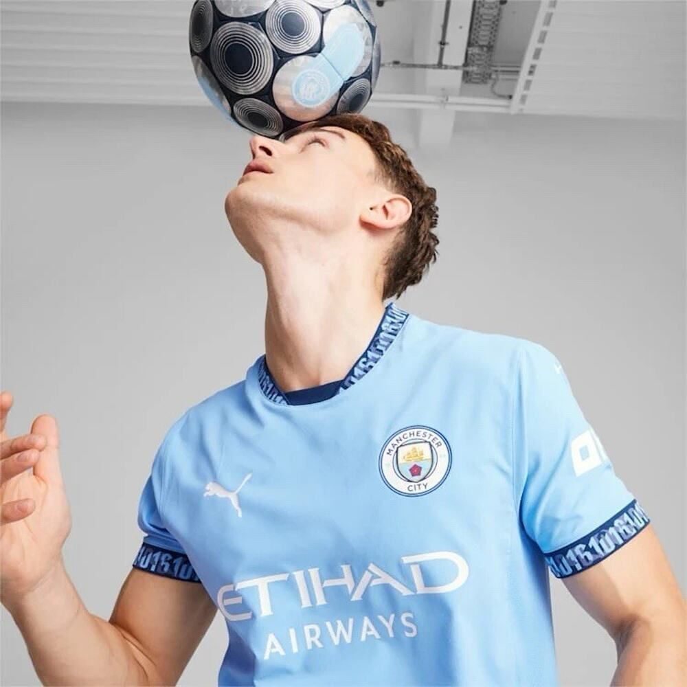 Manchester City Puma 2024/25 Mens Authentic Home Jersey Large 775050-01 NWT - Picture 4 of 10